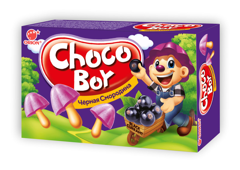 Изображение товара Печенье Orion Сhocoboy Black Currant, 45г