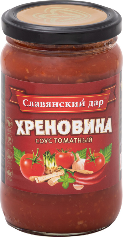 Изображение товара Соус томатный Славянский Дар Хреновина, 360мл