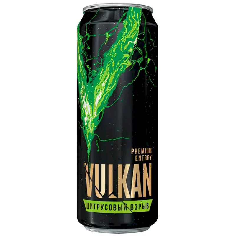 Изображение товара Энергетический напиток Vulkan цитрус-ананас 450 мл с таурином и кофеином