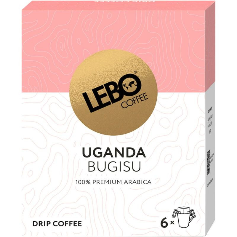 Изображение товара Кофе Lebo Уганда в дрип-пакете 63 г - насыщенный аромат и вкус