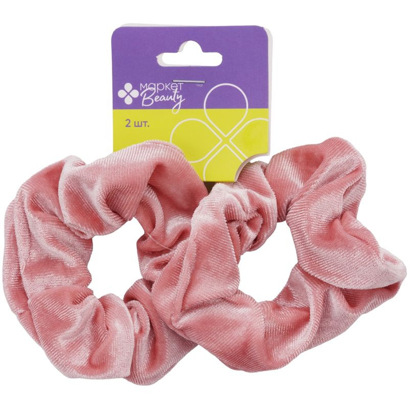 Изображение товара Набор резинок для волос Маркет Beauty 2 шт без аромата для всех типов волос