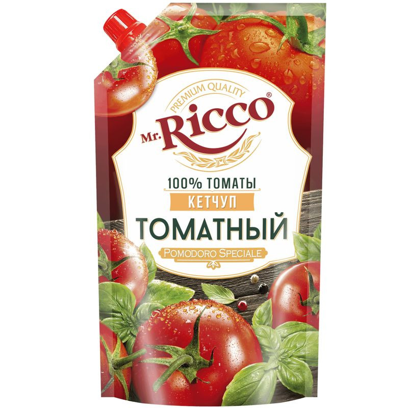 Изображение товара Кетчуп Mr.Ricco Pomodoro Speciale Томатный, 300г