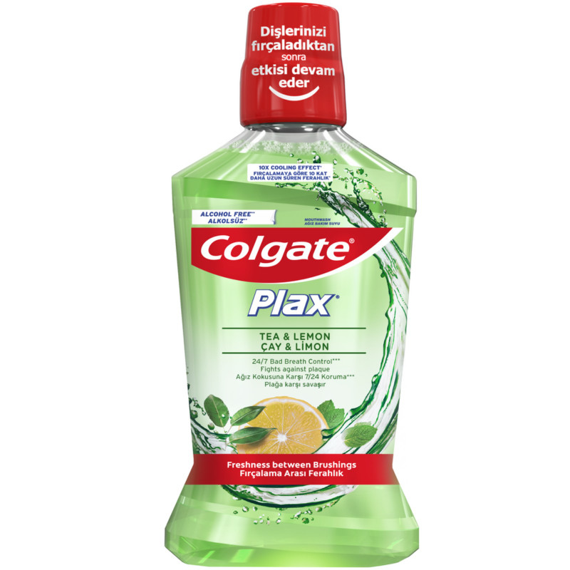 Изображение товара Ополаскиватель Colgate Plax для полости рта свежесть чая, 500мл