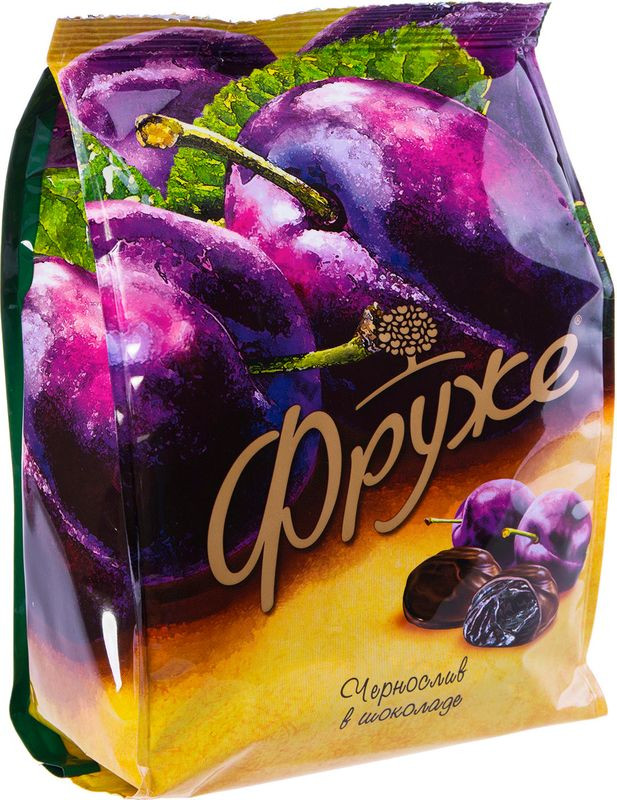Изображение товара Конфеты Фруже Чернослив в шоколаде 190г натуральное лакомство с сухофруктами
