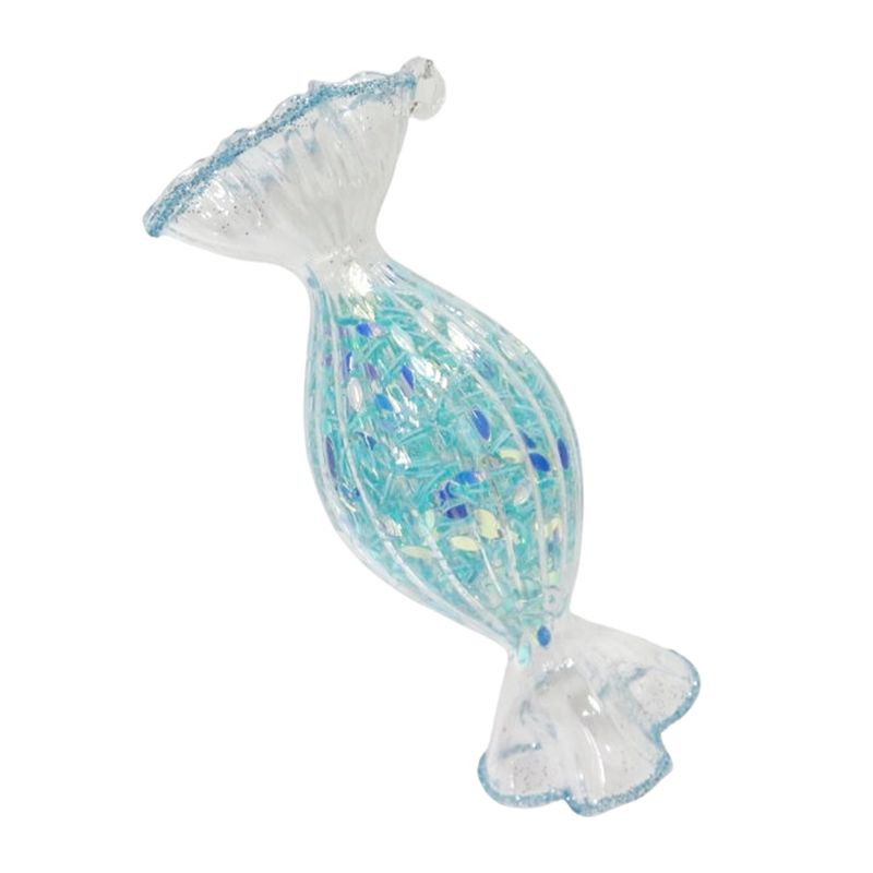 Изображение товара Ёлочное украшение Конфетка из стекла - стильный декор для праздников