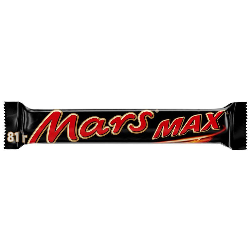 Изображение товара Батончик Mars Max с нугой и карамелью в молочном шоколаде 81г