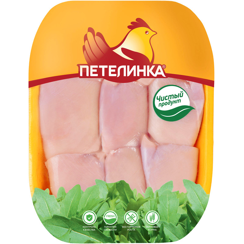 Изображение товара Филе бедра цыплёнка Петелинка без кожи охлаждённое