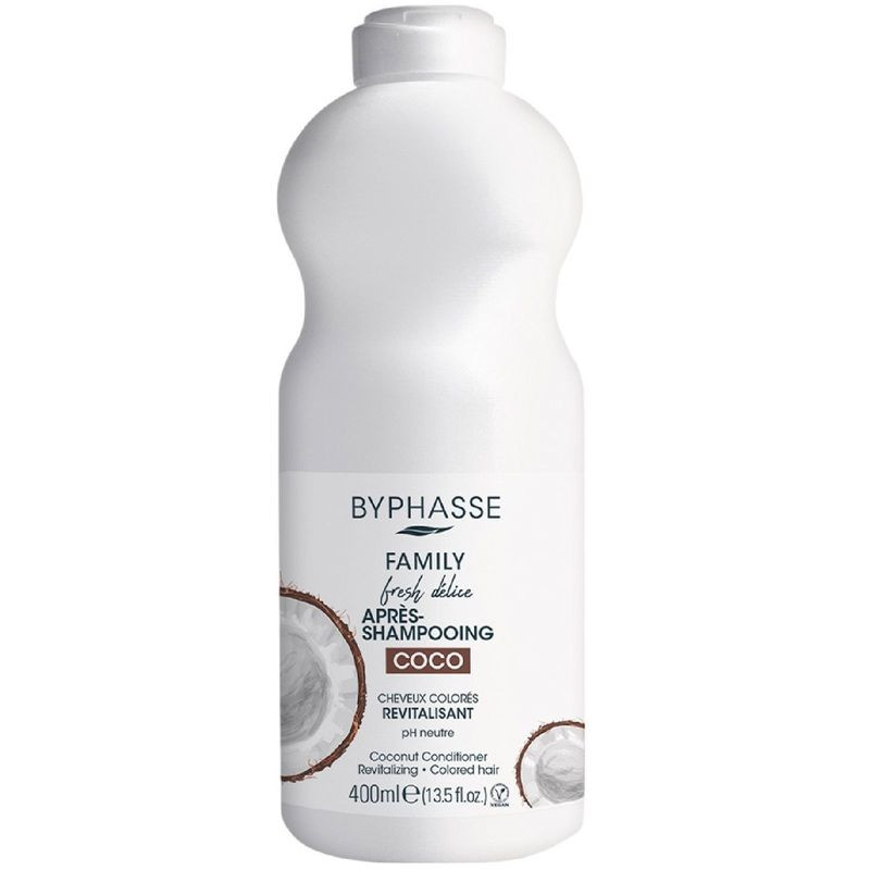 Изображение товара Кондиционер Byphasse Family Fresh Delice Кокос для окрашенных волос 400 мл