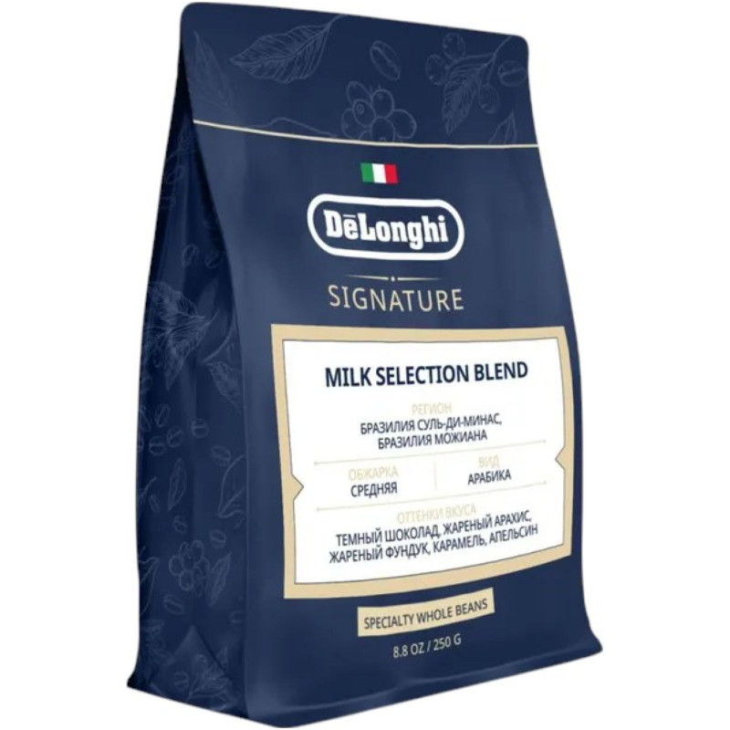 Изображение товара Кофе DeLonghi Milk Selection 250г - Арабика 100%