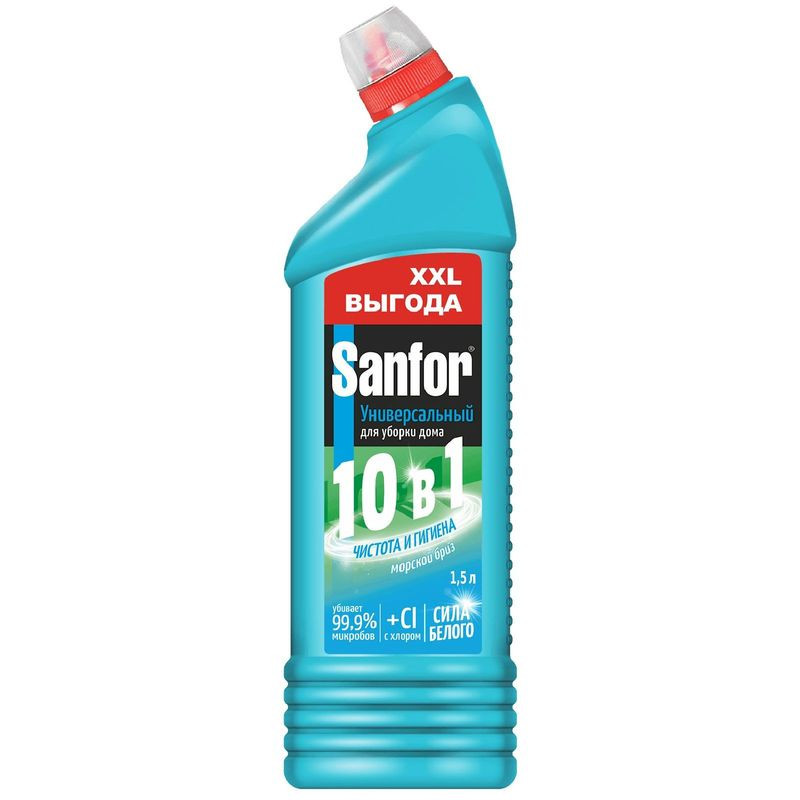 Изображение товара Средство чистящее Sanfor Морской Бриз 1.5л для дома и уборки