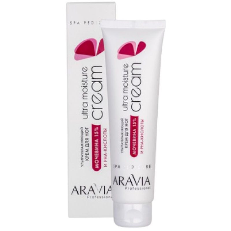Изображение товара Крем для ног Aravia Professional с мочевиной 15% и PHA-кислотами, 100мл
