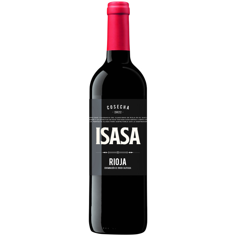 Изображение товара Вино Isasa Rioja сухое красное 13.5% 750мл Испания