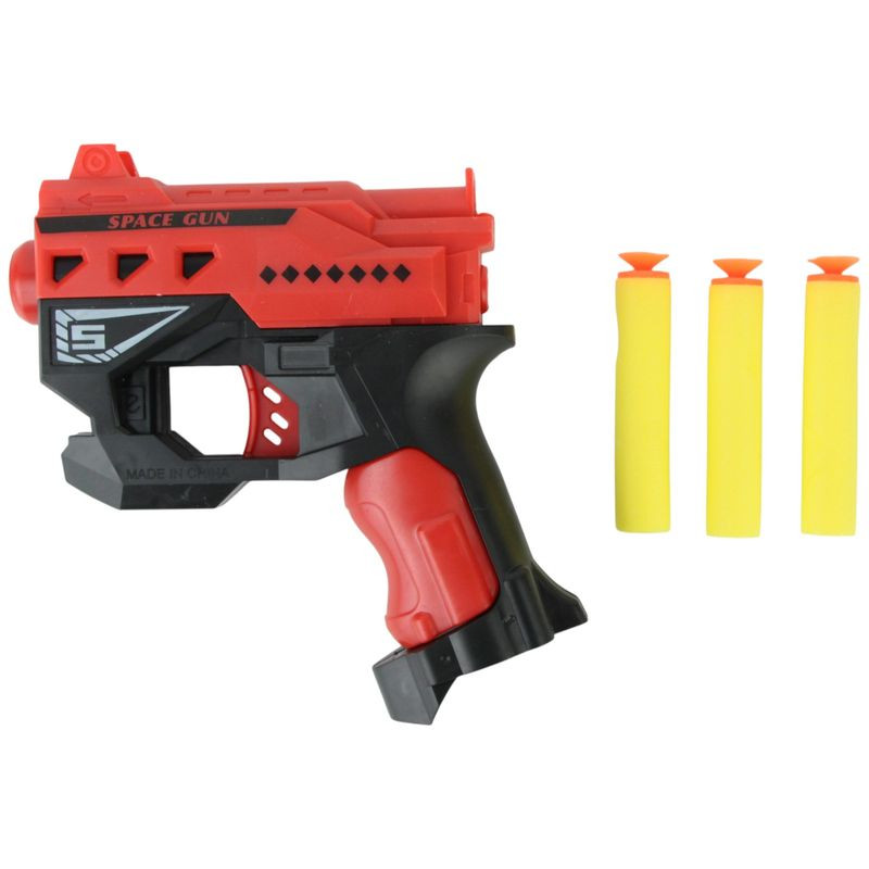 Изображение товара Игрушка Пистолет со снарядами с присосками для активных игр