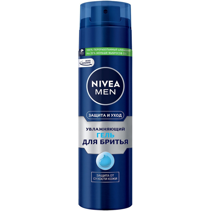 Изображение товара Гель для бритья Nivea Men Защита и уход увлажняющий 200мл