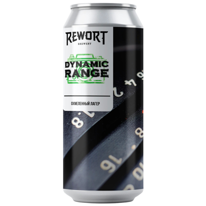 Изображение товара Пивной напиток Rewort Brewery Dynamic Range светлое нефильтрованное 5%, 450мл