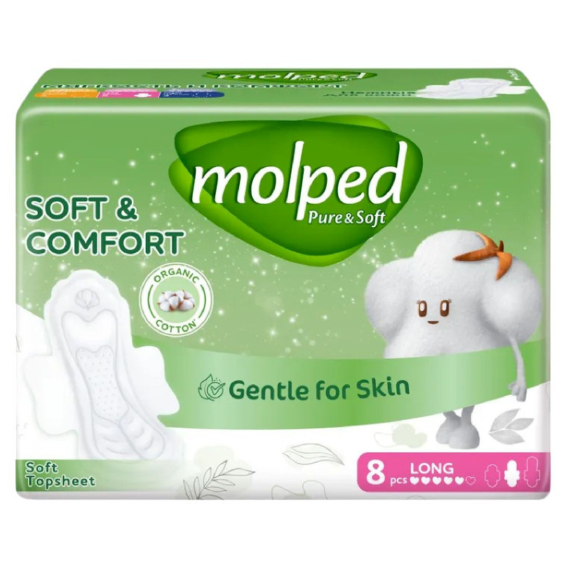 Изображение товара Прокладки Molped Pure&Soft Супер, 8шт