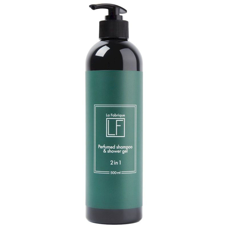 Изображение товара Гель-шампунь La Fabrique 2в1 Амбра-Мускус 500 мл для ухода за волосами и телом