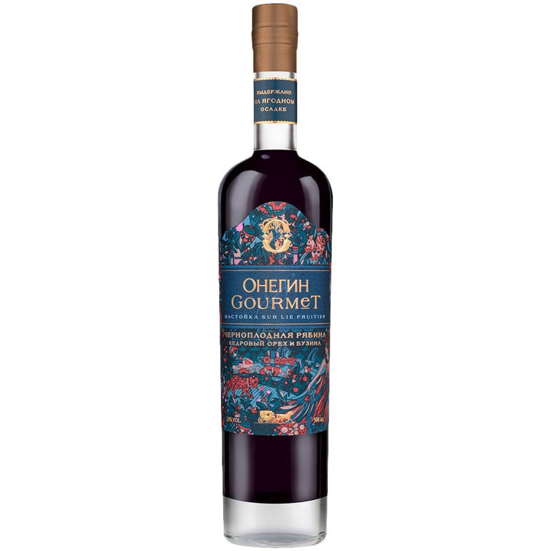Изображение товара Настойка Онегин Gourmet черноплодная рябина 20% 500мл