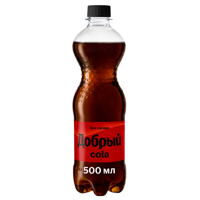 Изображение товара Напиток газированный Добрый Cola без сахара, 500мл