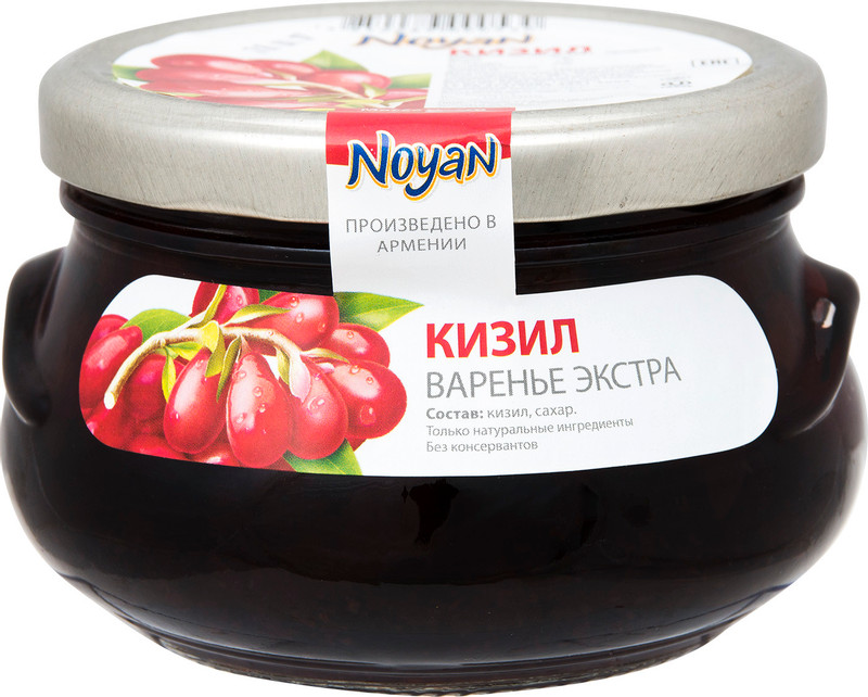Изображение товара Варенье Noyan из кизила экстра 450г — натуральный армянский десерт
