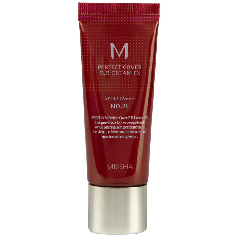 Изображение товара Крем Missha BB М Perfect Cover BB Cream EX SPF42 тон 21, 20 мл