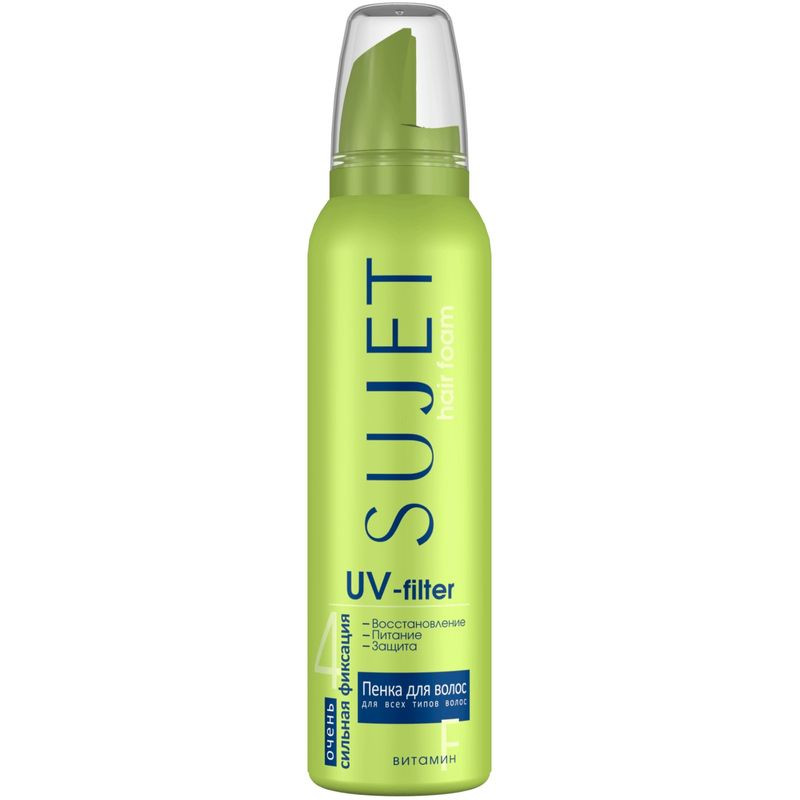 Изображение товара Пенка для волос Sujet очень сильной фиксации 160 мл надежное закрепление укладки