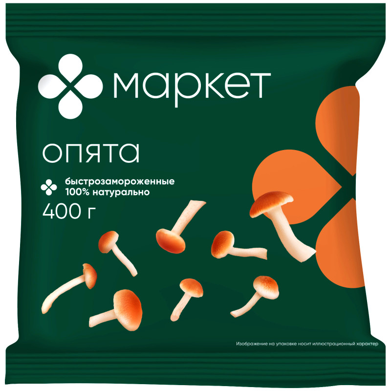 Изображение товара Опята быстрозамороженные Маркет Перекрёсток, 400г