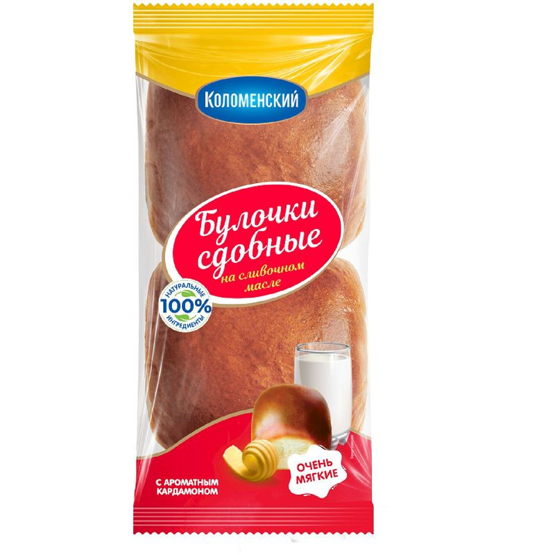Изображение товара Булочки Коломенское с кардамоном 200 г натуральная выпечка свежие