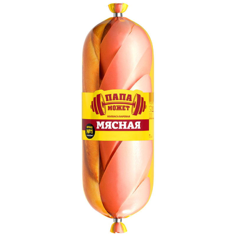 Изображение товара Колбаса варёная Папа Может Мясная, 500г