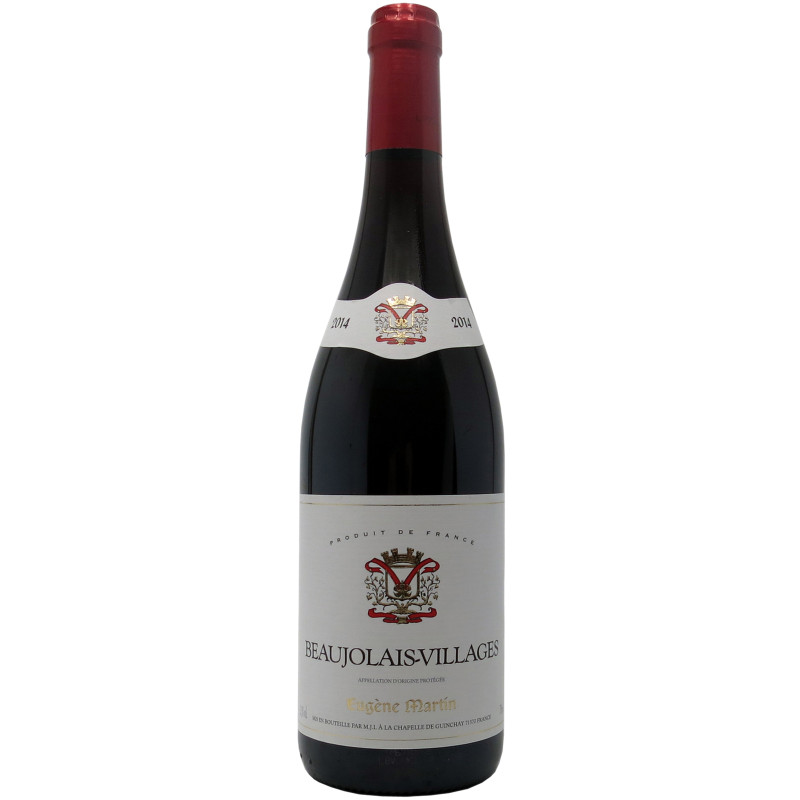 Изображение товара Вино Eugene Martin Beaujolais Villages AOC красное сухое 13%, 750мл