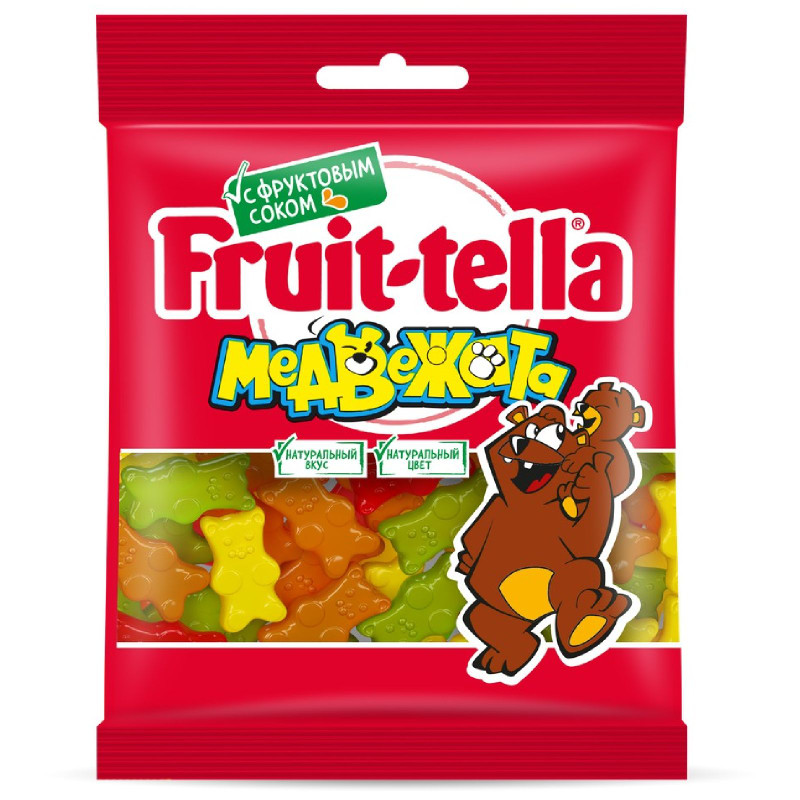 Изображение товара Мармелад Fruittella Медвежата жевательный, 70г