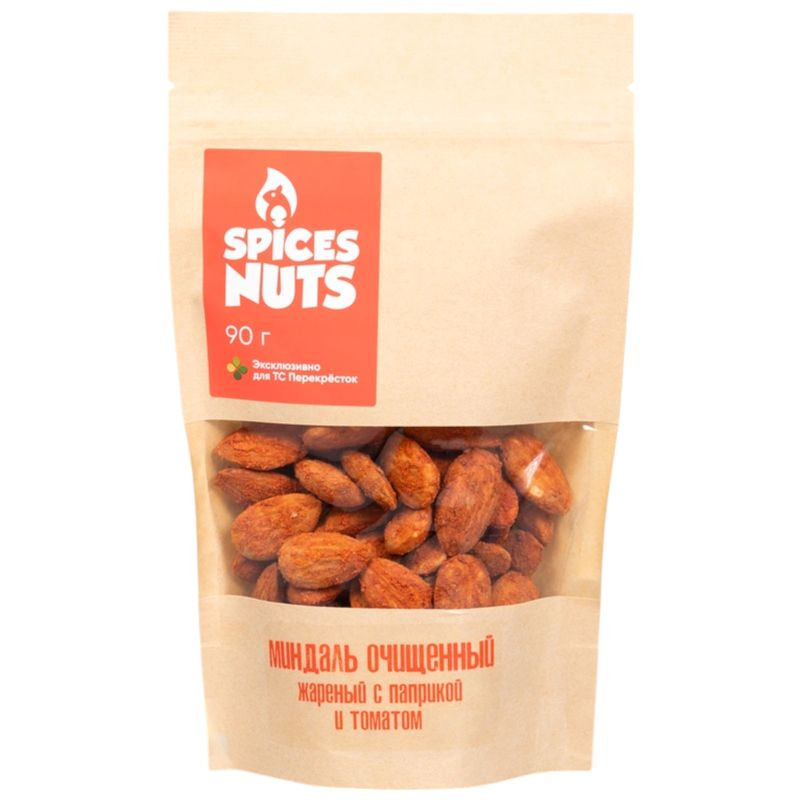 Изображение товара Миндаль Spices Nuts жареный с паприкой и томатом, 90г