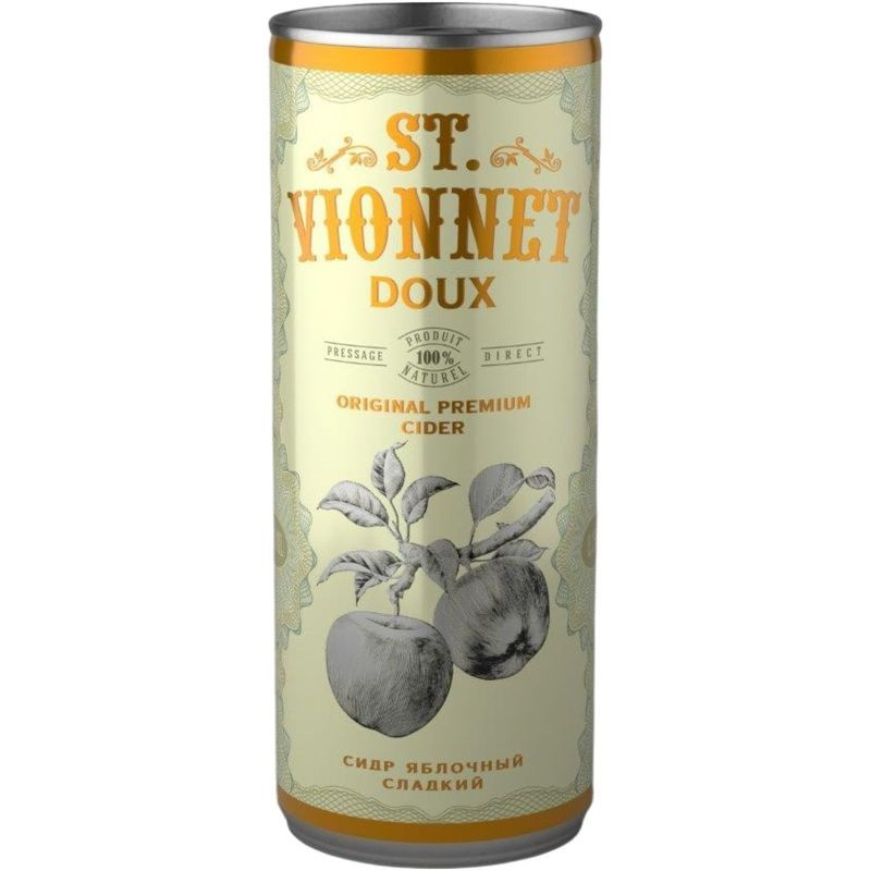 Изображение товара Сидр Св. Вионне сладкий 5.5% 250мл