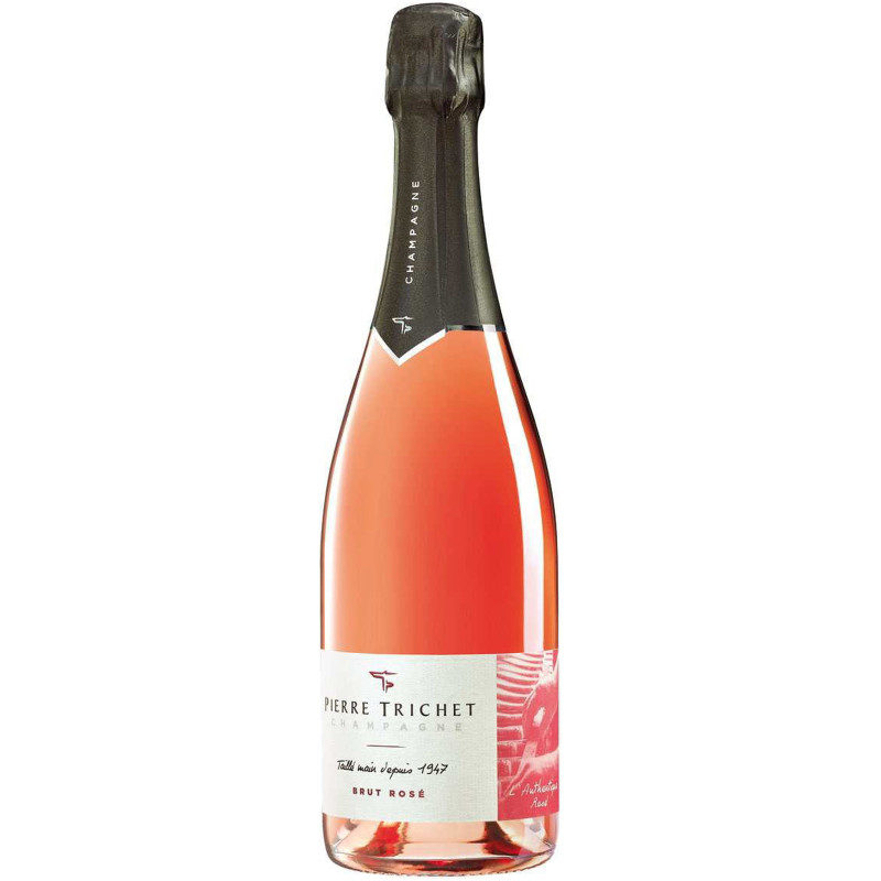 Изображение товара Вино игристое Pierre Trichet l'Authentique Brut Rose Champagne AOC розовое сухое 12%, 750мл