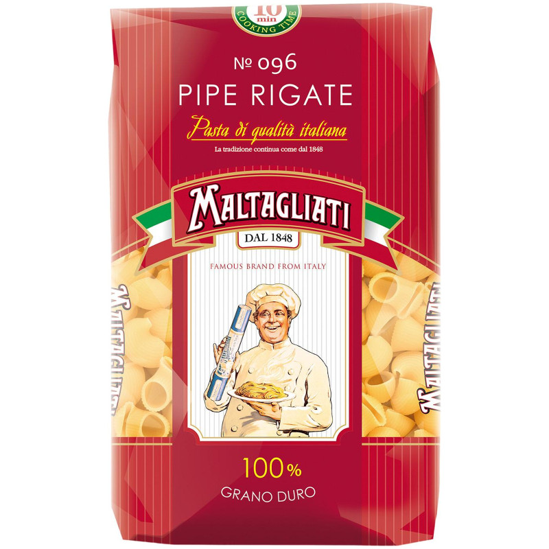Изображение товара Изделие макаронное Maltagliati Pipe Rigate, 450г