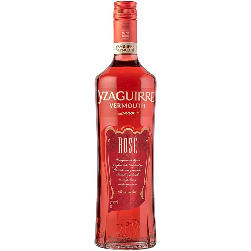 Изображение товара Вермут Yzaguirre Vermouth Rose 15% 1л - ароматное розовое креплёное вино