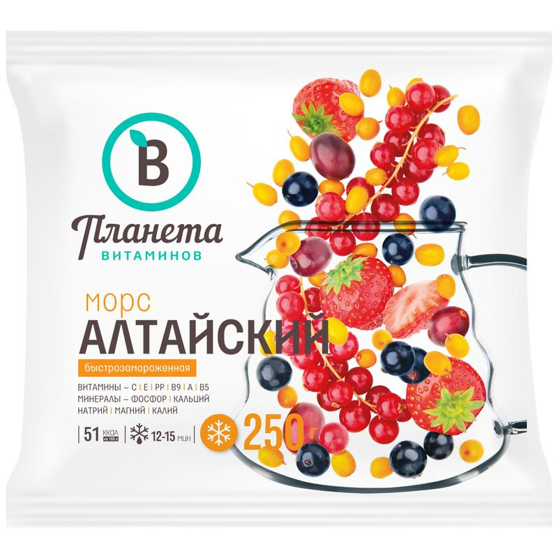 Изображение товара Морс алтайский Планета Витаминов, 250г - натуральный напиток