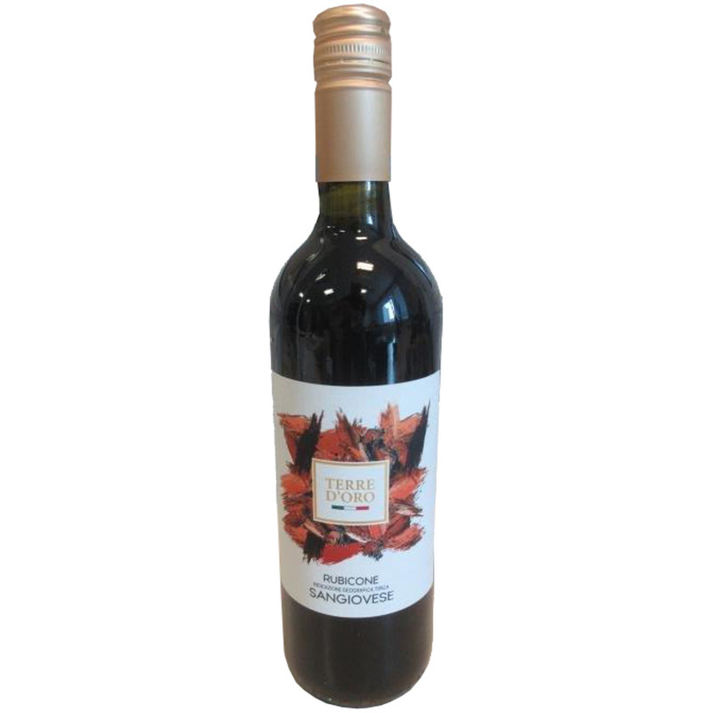 Изображение товара Вино Terre D'Oro Sangiovese красное сухое 14.5%, 750мл
