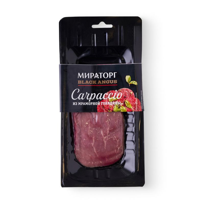 Изображение товара Карпаччо Мираторг из мраморной говядины охлаждённое 90 г