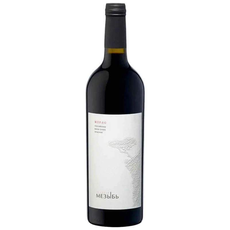 Изображение товара Вино Мезыбь Мерло красное сухое 15% 750мл
