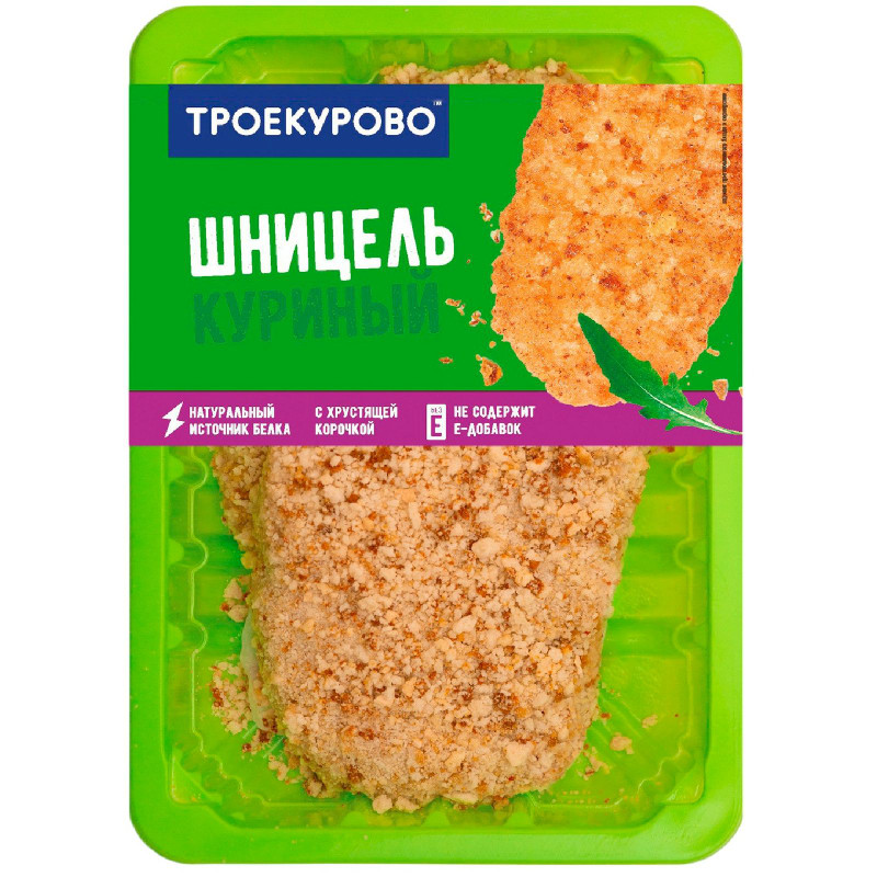 Изображение товара Шницель куриный Троекурово рубленый, 350г