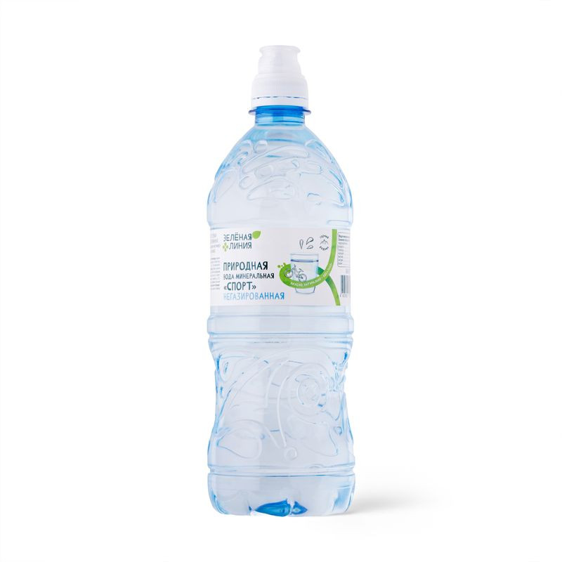 Изображение товара Минеральная природная лечебно-столовая негазированная вода Зелёная Линия Спорт 1.4л