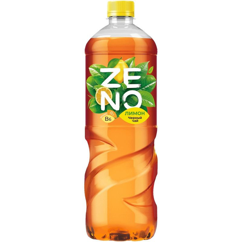 Изображение товара Холодный чай Zeno чёрный 1л освежающий напиток с витаминами