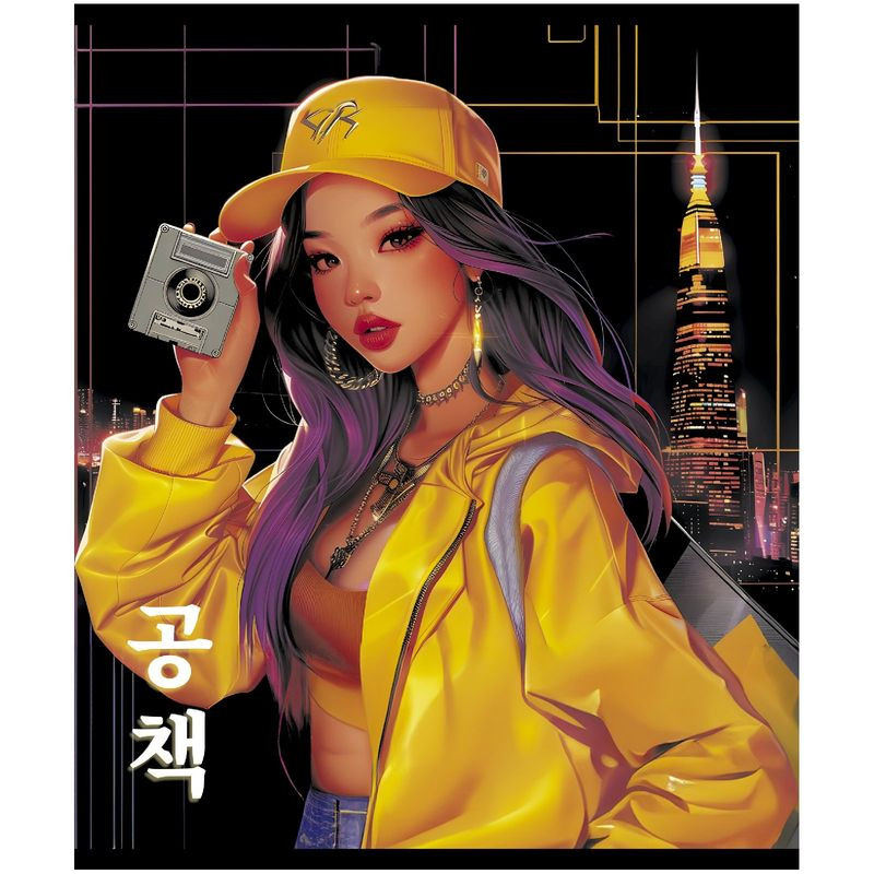 Изображение товара Тетрадь ПЗБМ К-Поп в клетку 48 листов ассортимент Россия