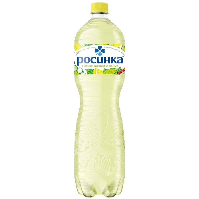 Изображение товара Напиток безалкогольный Липецкая росинка Липецкая Лайт лимон-лайм среднегазированный, 1.5л