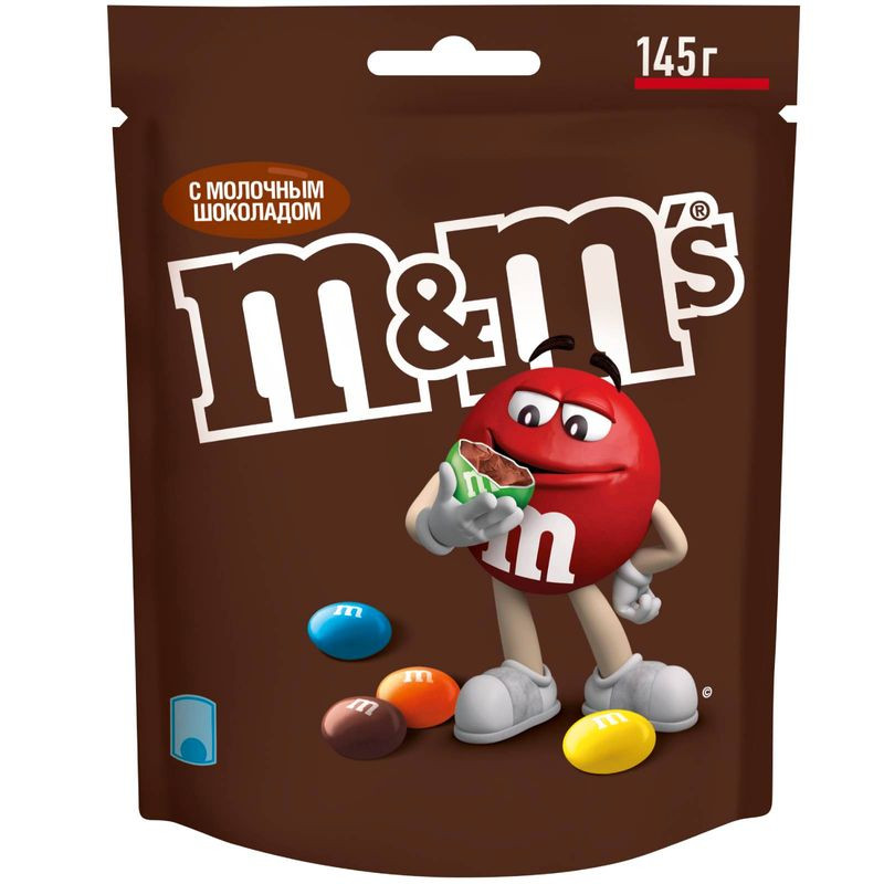 Изображение товара Конфеты M&M's драже c молочным шоколадом 145г российское производство
