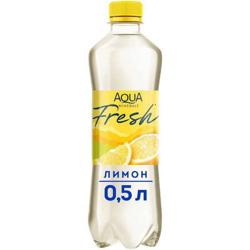 Изображение товара Напиток Aqua Minerale с соком Лимон негазированный 500 мл для здоровья
