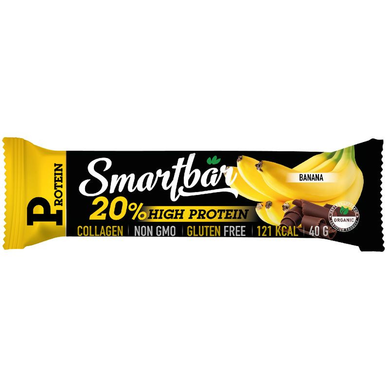 Изображение товара Батончик Smartbar Protein 40 г с бананом и высоким содержанием белка