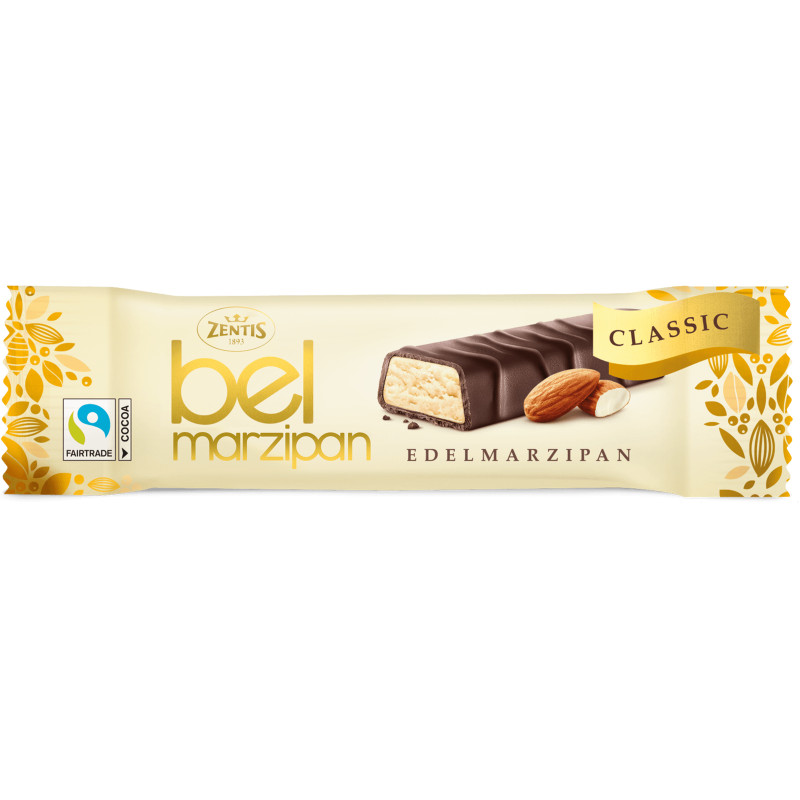 Изображение товара Батончик Zentis Belmarzipan Classic марципановый, 40г