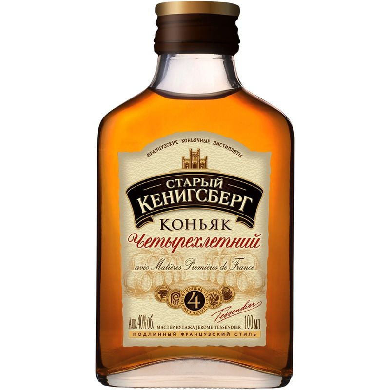 Изображение товара Коньяк Старый Кёнигсберг 4-летний 40% 100мл - выдержанный напиток Россия
